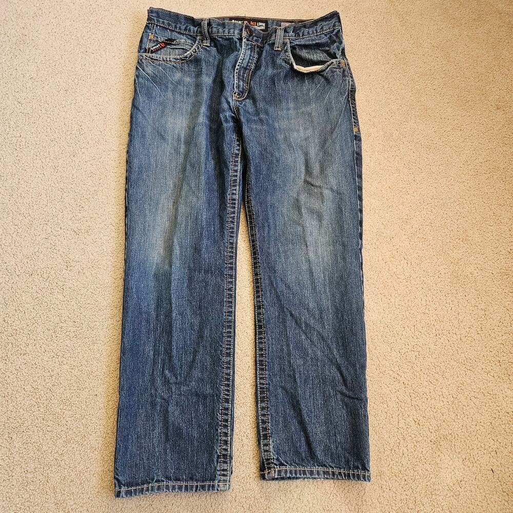 Ariat Flame-Resistant M3 Loose Straight-Leg Jeans 38/32